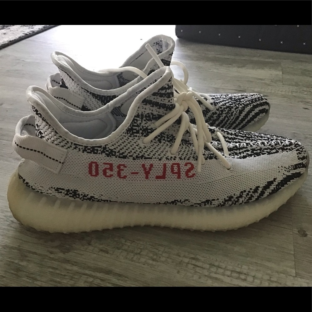 Men’s Yeezy Zebra Sneakers